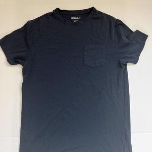 William Rast Men’s T-Shirt Short Sleeve Crew Neck Navy Cotton Blend Size M